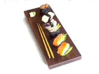 Bolivian Rosewood sushi board 13"x5"